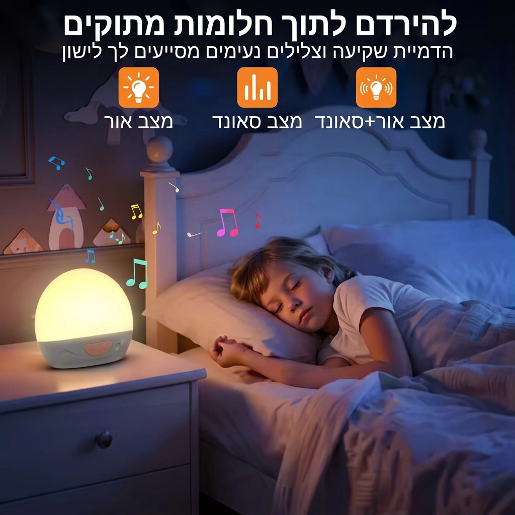 Sunriser - מנורת השכמה ליקיצה טבעית