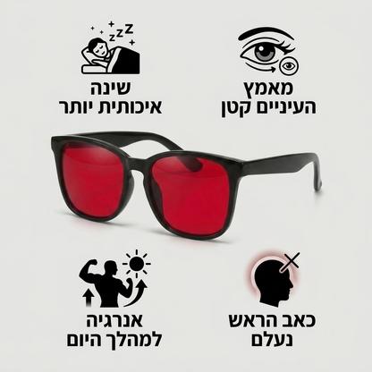 Blueblock - משקפי אור כחול למניעת כאבי ראש ושיפור איכות השינה